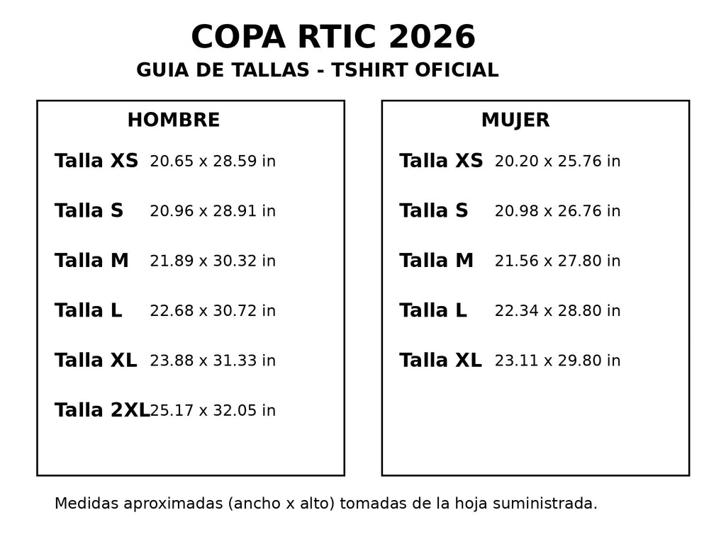 Suéter Oficial Copa RTIC 2026