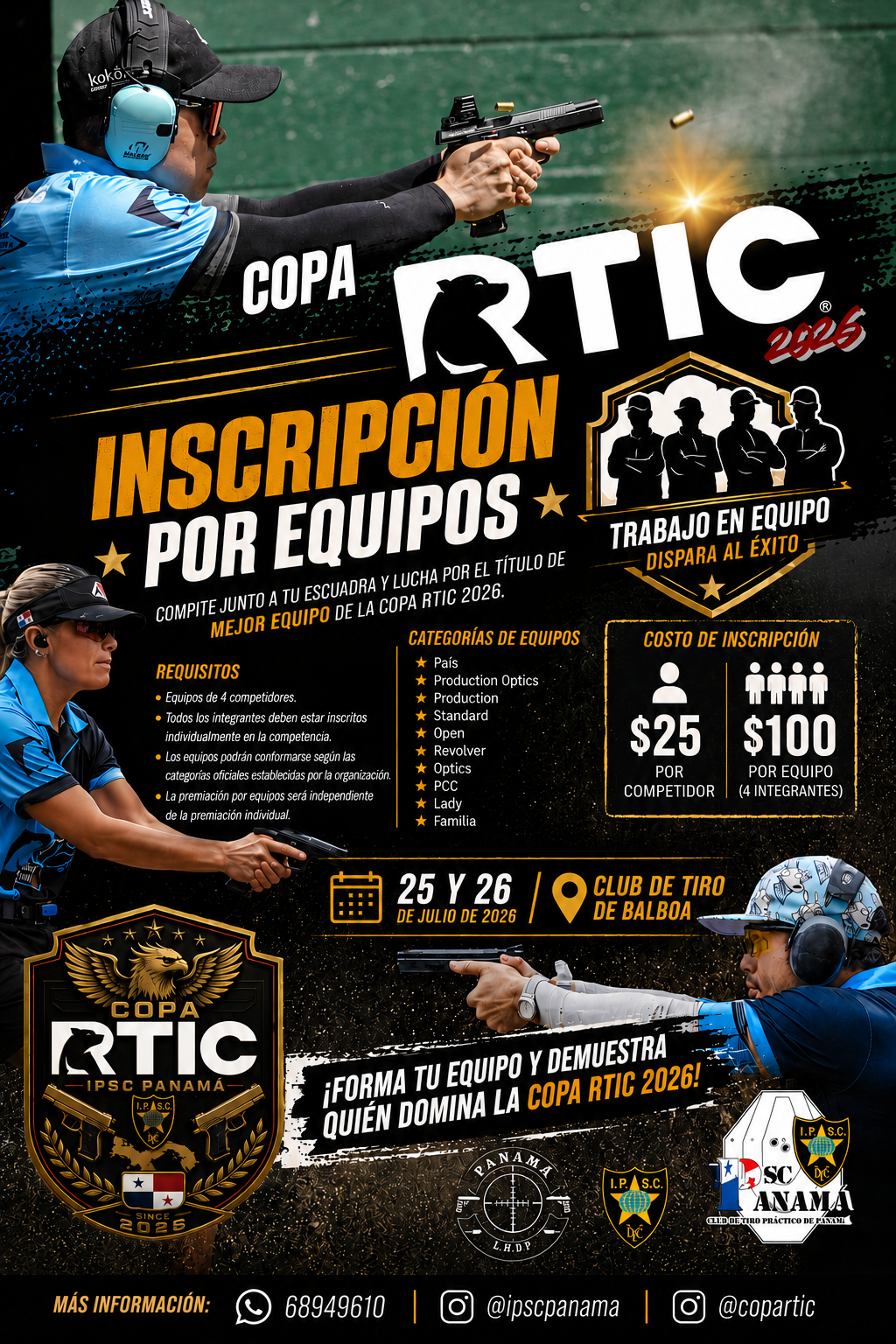 INSCRIPCIÓN POR EQUIPOS